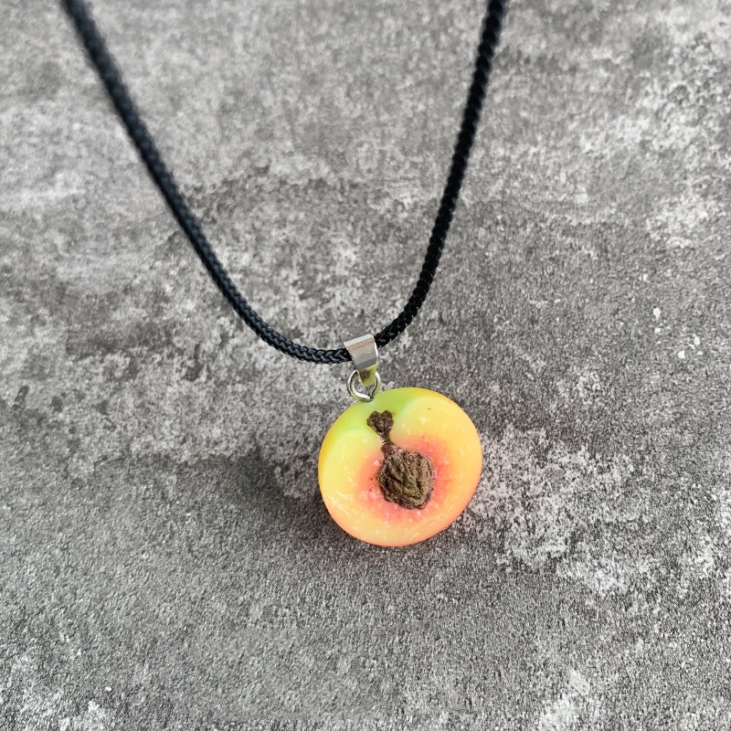 Handmade Peach Pendant