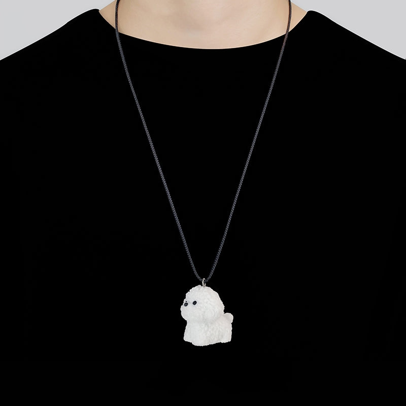 Snowy Puppy Pendant