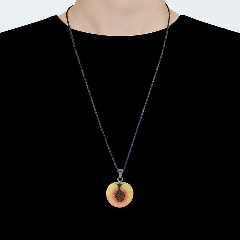 Handmade Peach Pendant