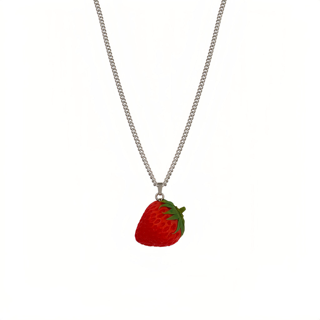 Handmade Strawberry Pendant