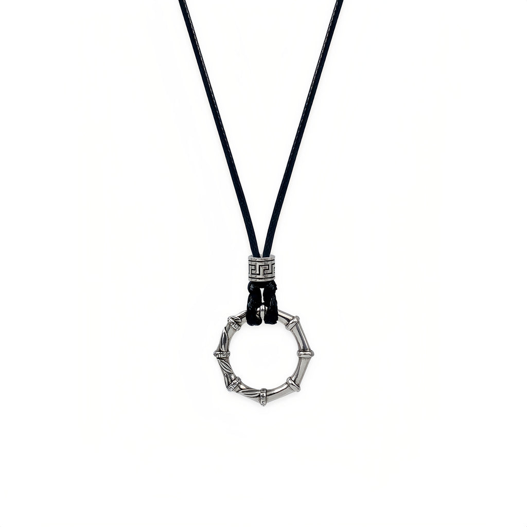 Bamboo Joint Peace Pendant