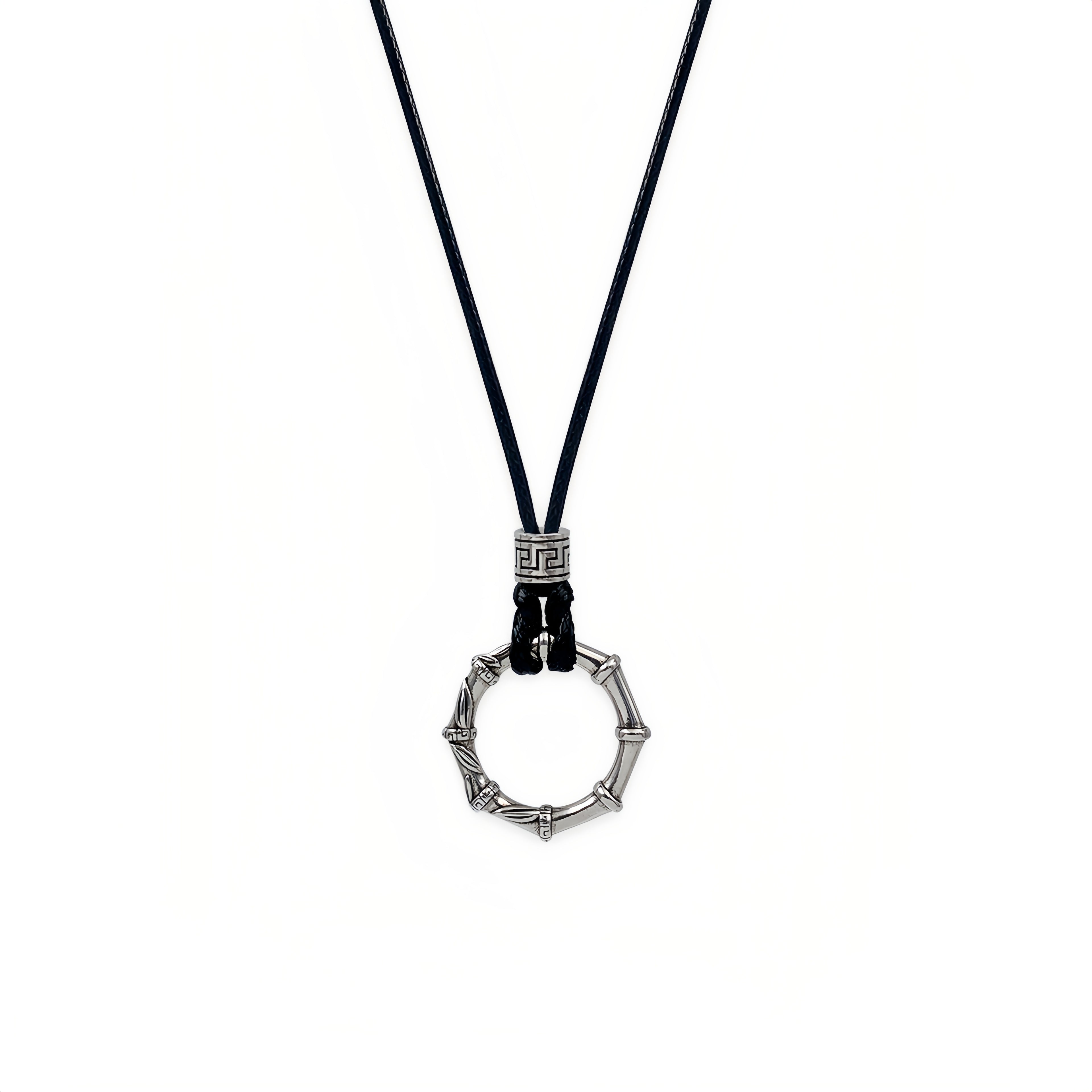 Bamboo Joint Peace Pendant