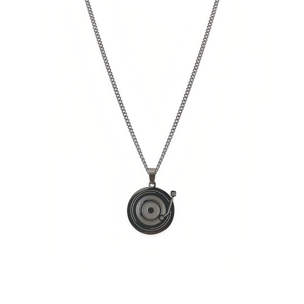 Vinyl Record Player Pendant
