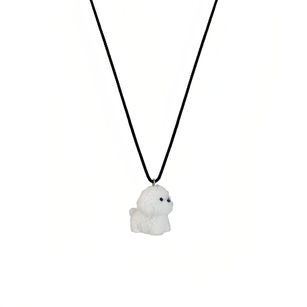 Snowy Puppy Pendant
