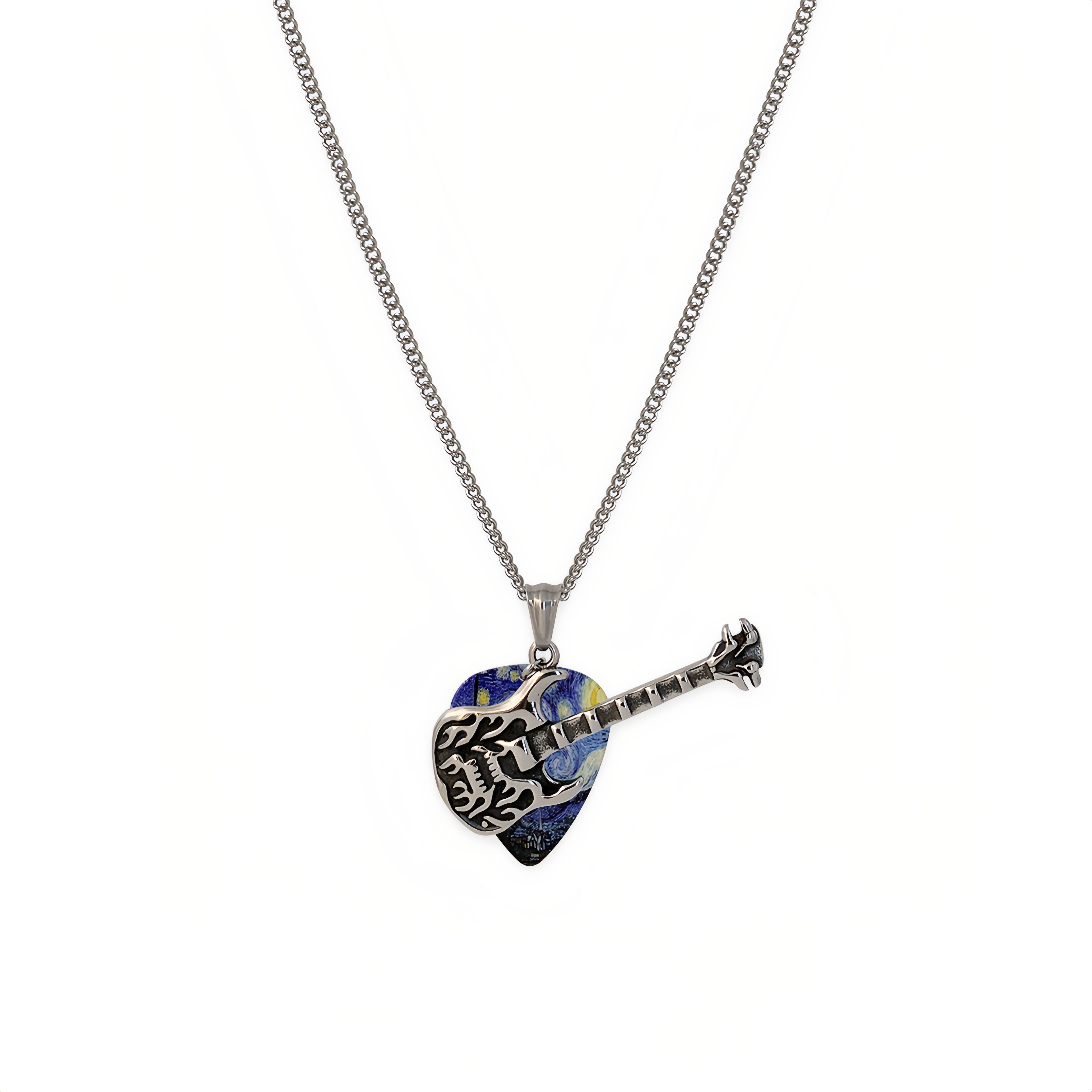 Galaxy Guitar Pick Pendant