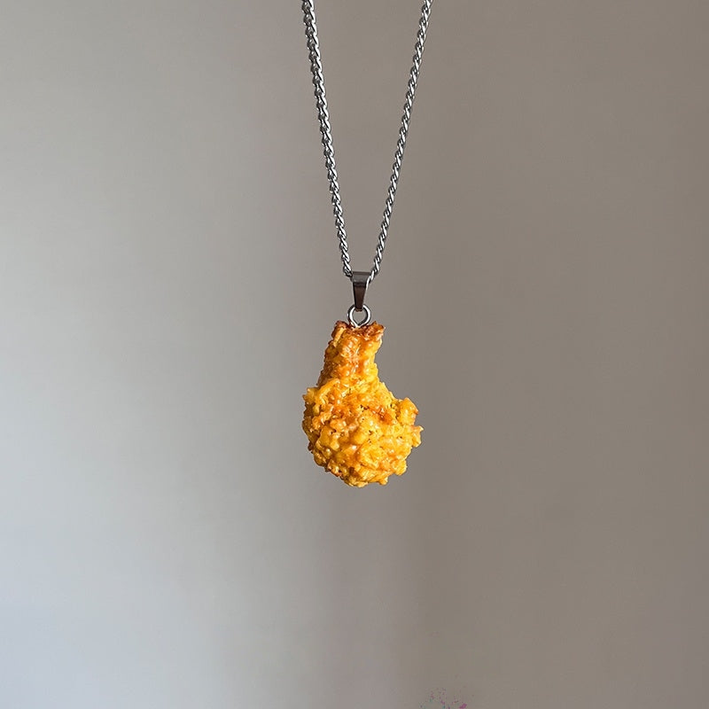 Handmade Fried Chicken Drumettes Pendant
