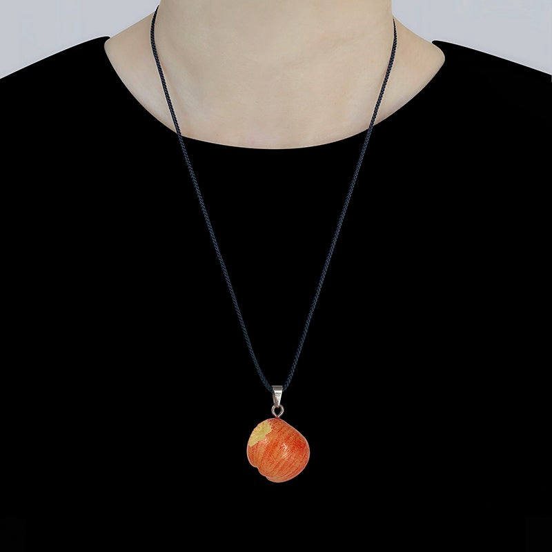 Handmade Bite the Apple Pendant