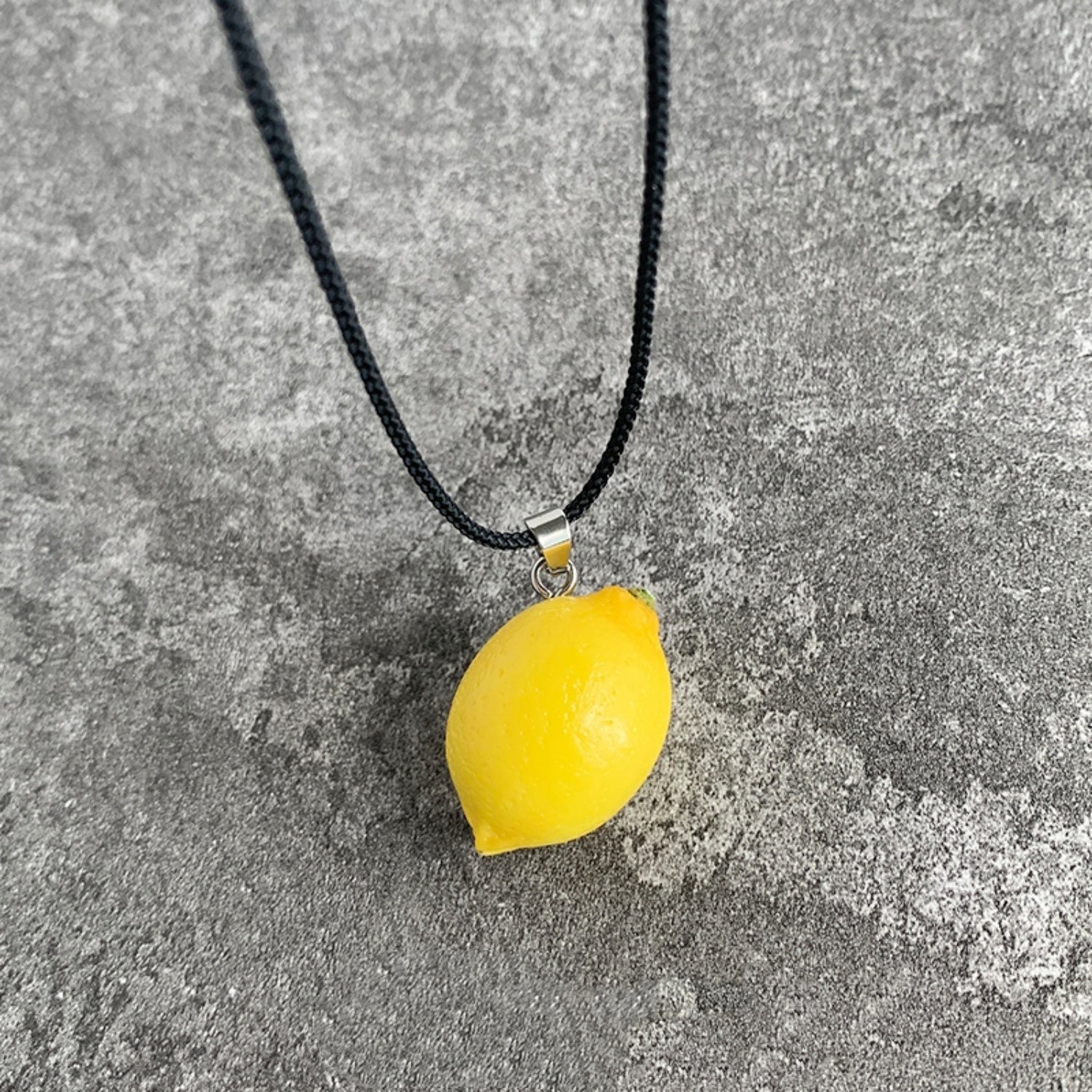 Handmade Lemon Pendant
