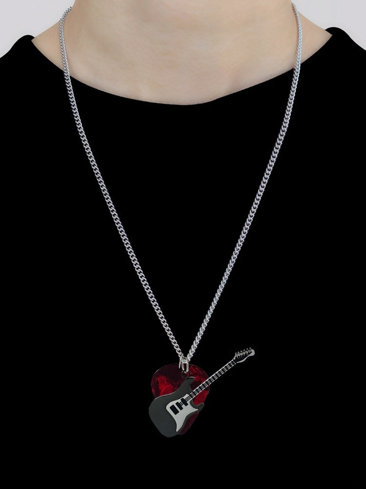 Hip-hop Guitar Pick Pendant