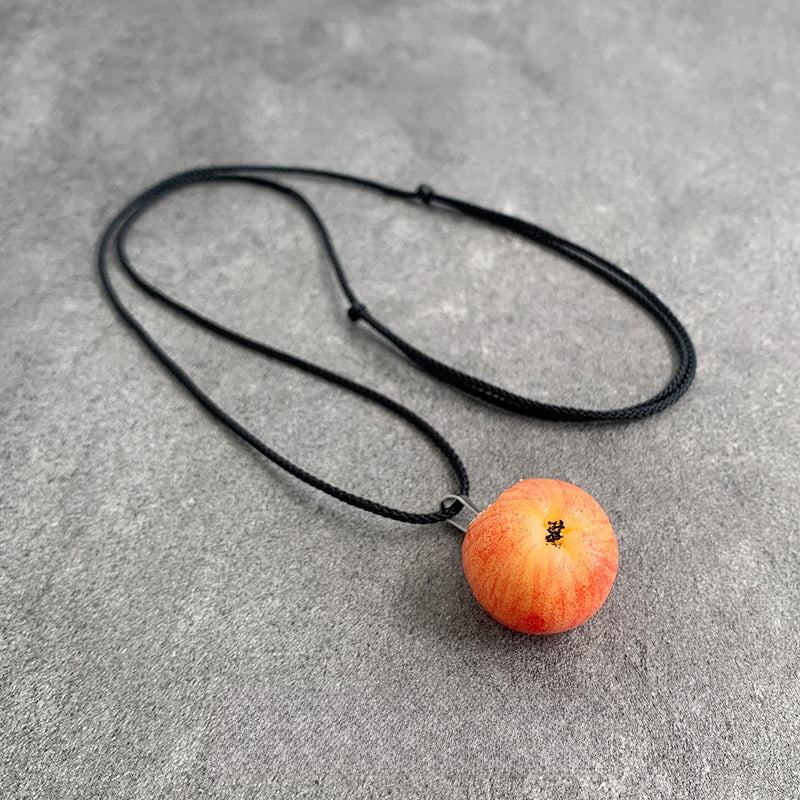 Handmade Bite the Apple Pendant