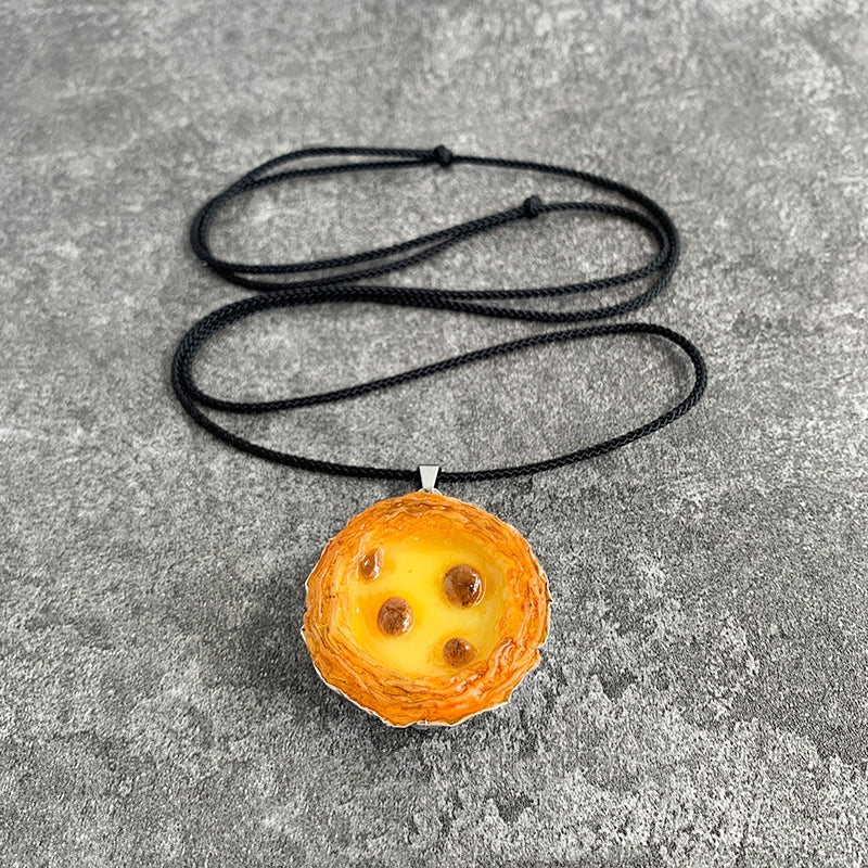 Handmade Eggtart Pendant