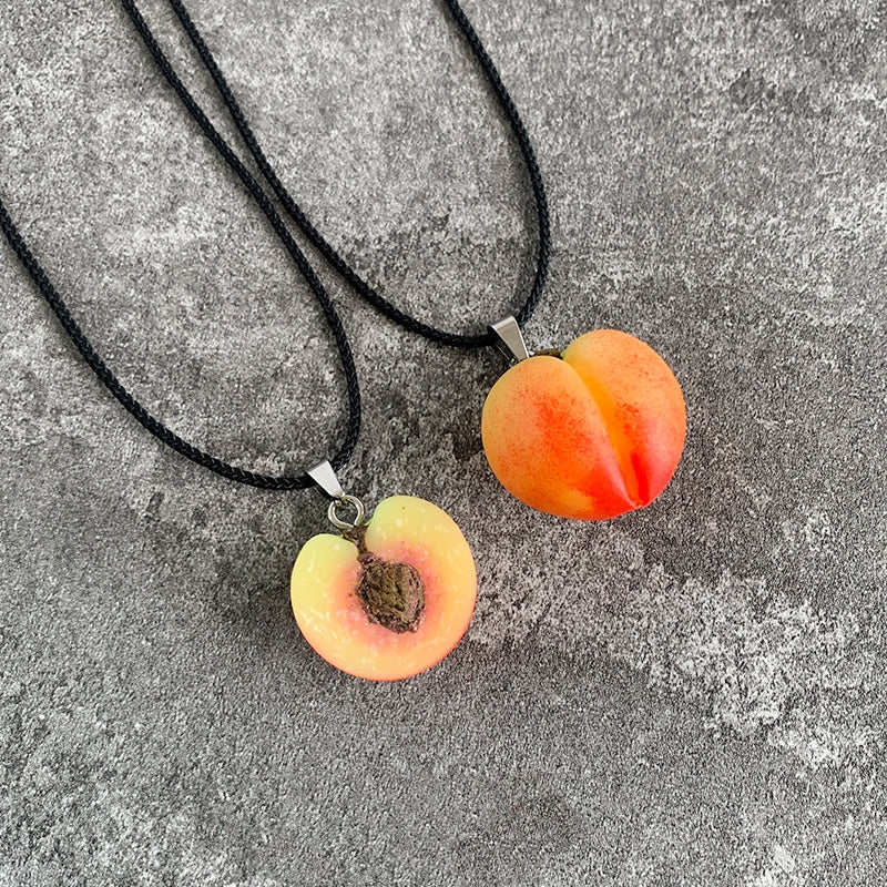 Handmade Peach Pendant