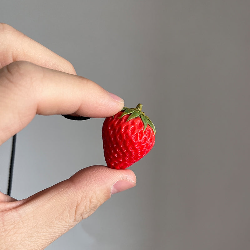 Handmade Strawberry Pendant
