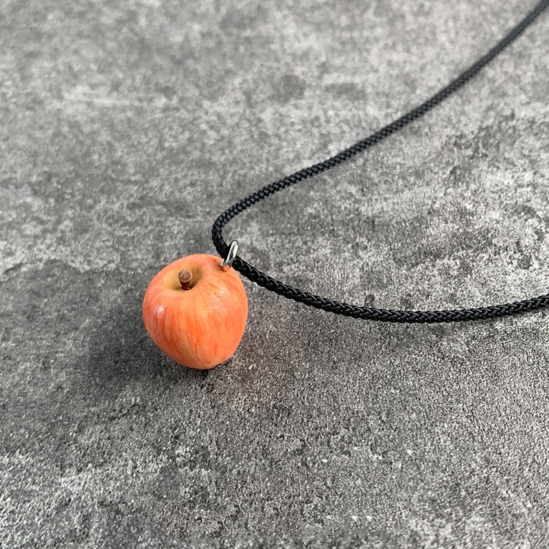 Handmade Tiny Apple Pendant
