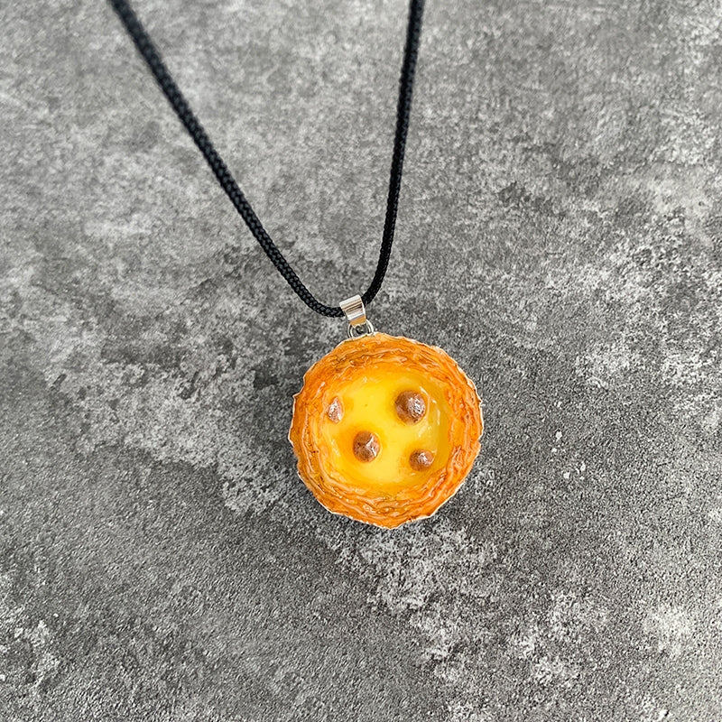 Handmade Eggtart Pendant