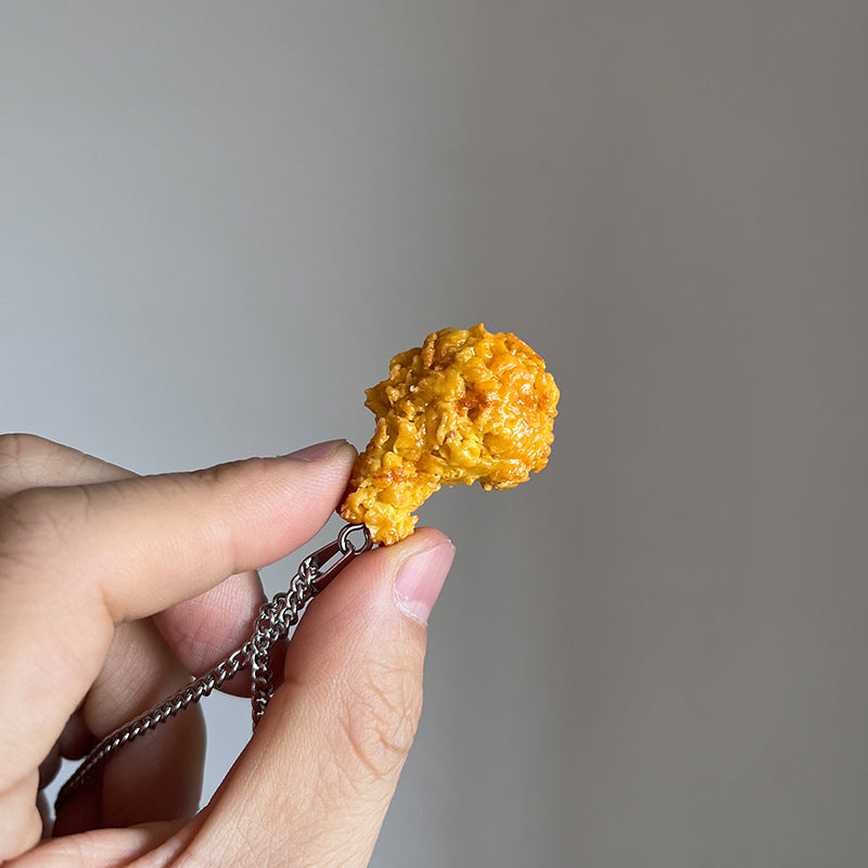 Handmade Fried Chicken Drumettes Pendant