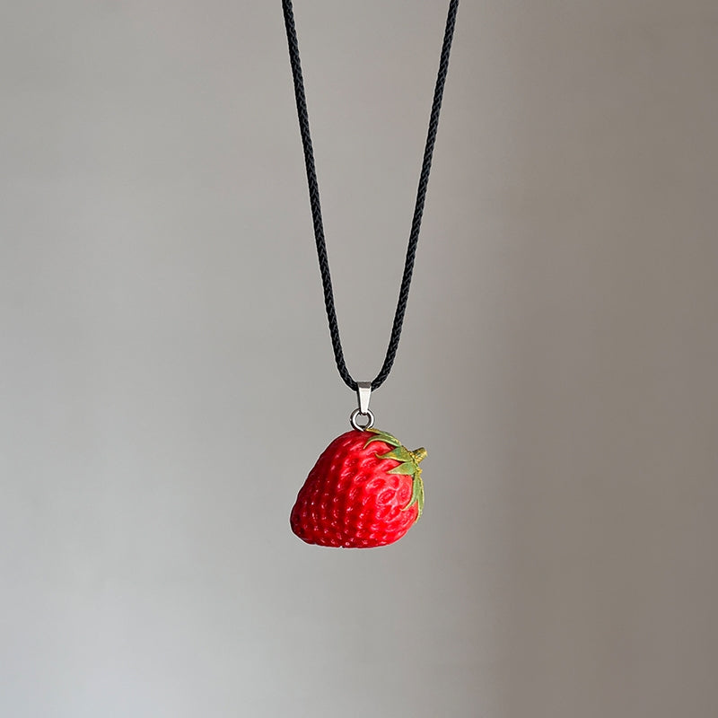 Handmade Strawberry Pendant
