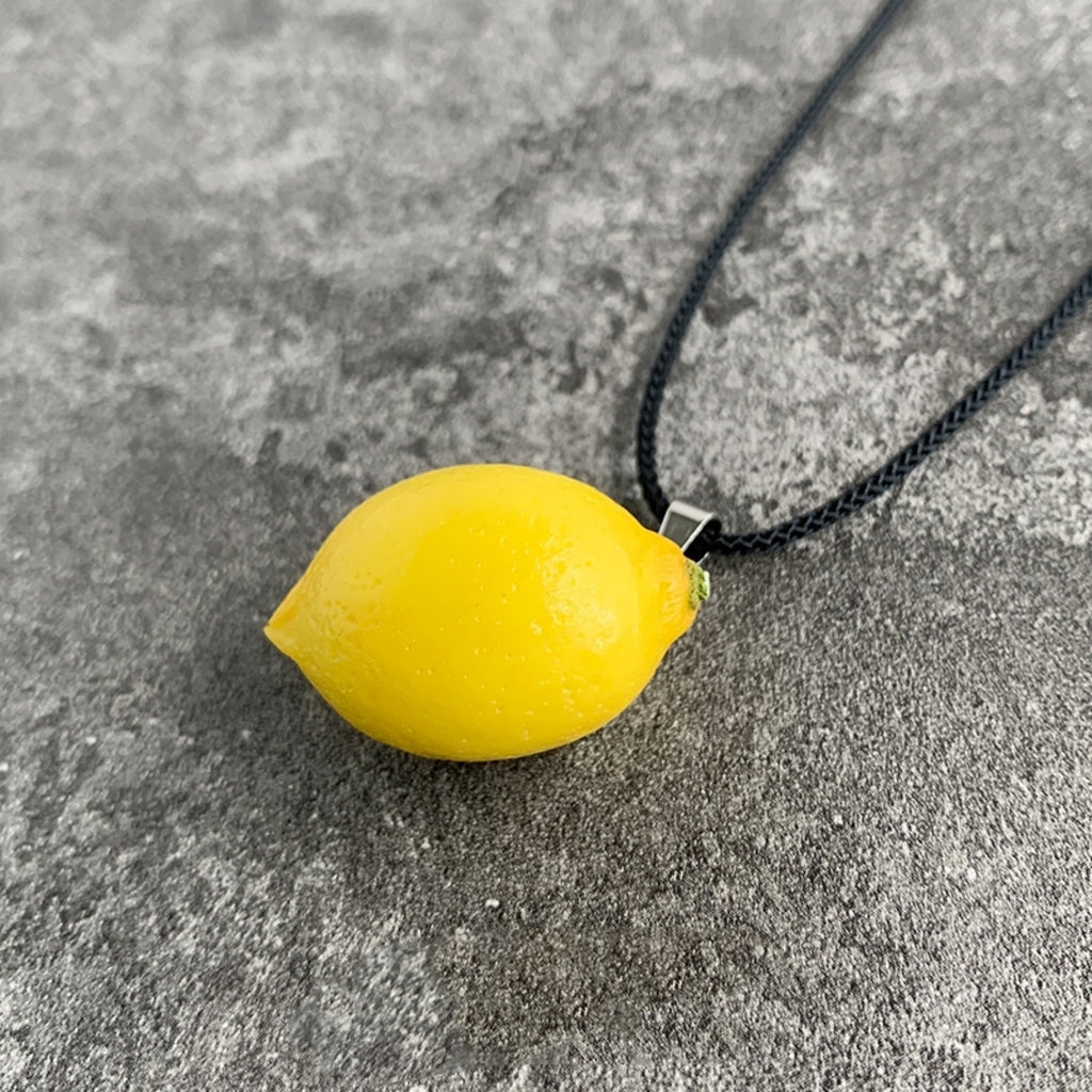 Handmade Lemon Pendant