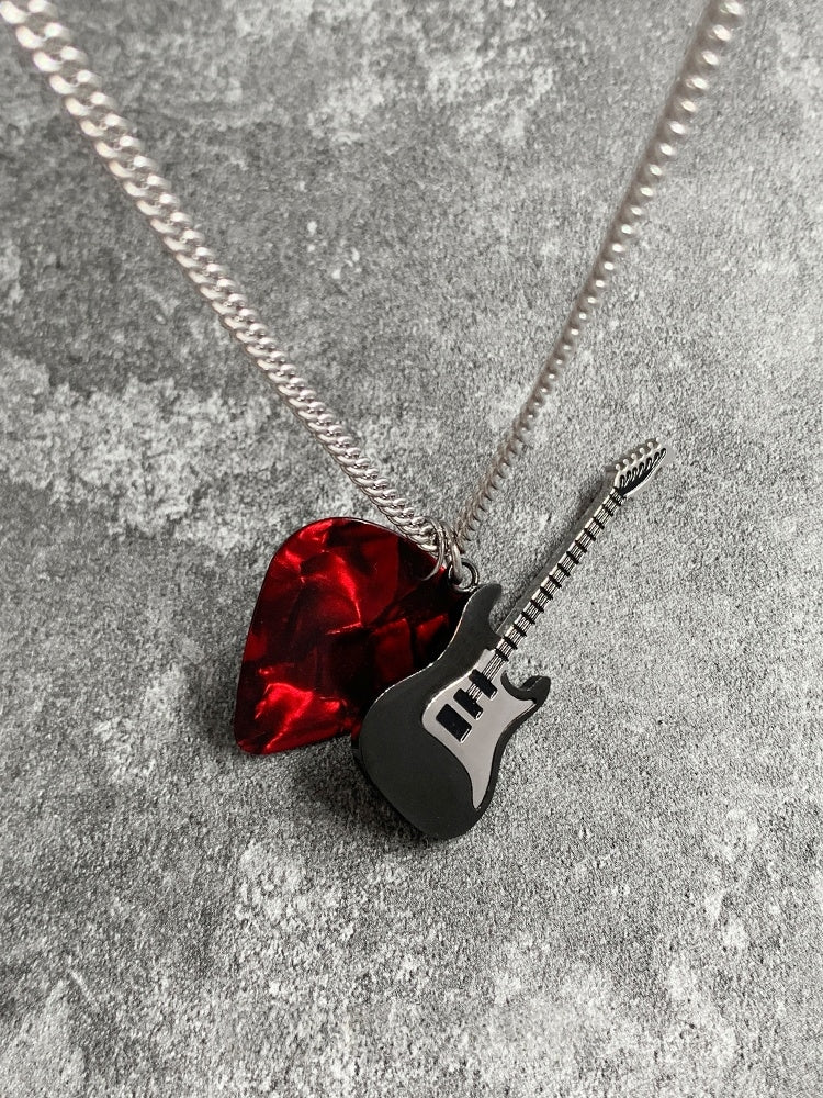 Hip-hop Guitar Pick Pendant