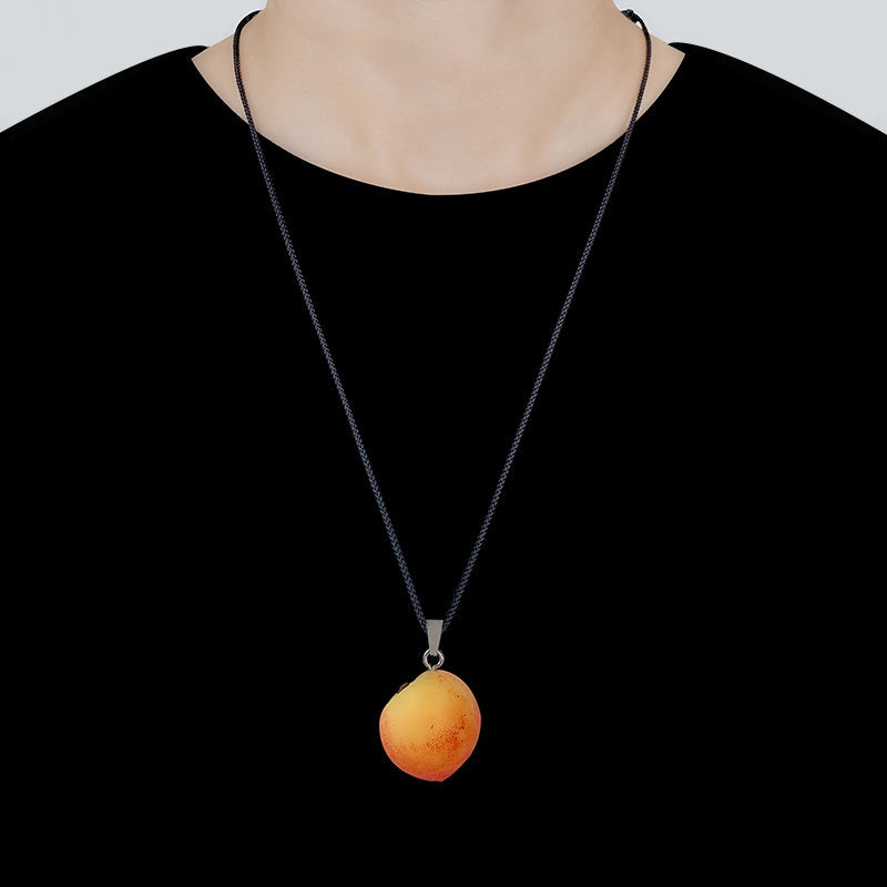 Handmade Peach Pendant