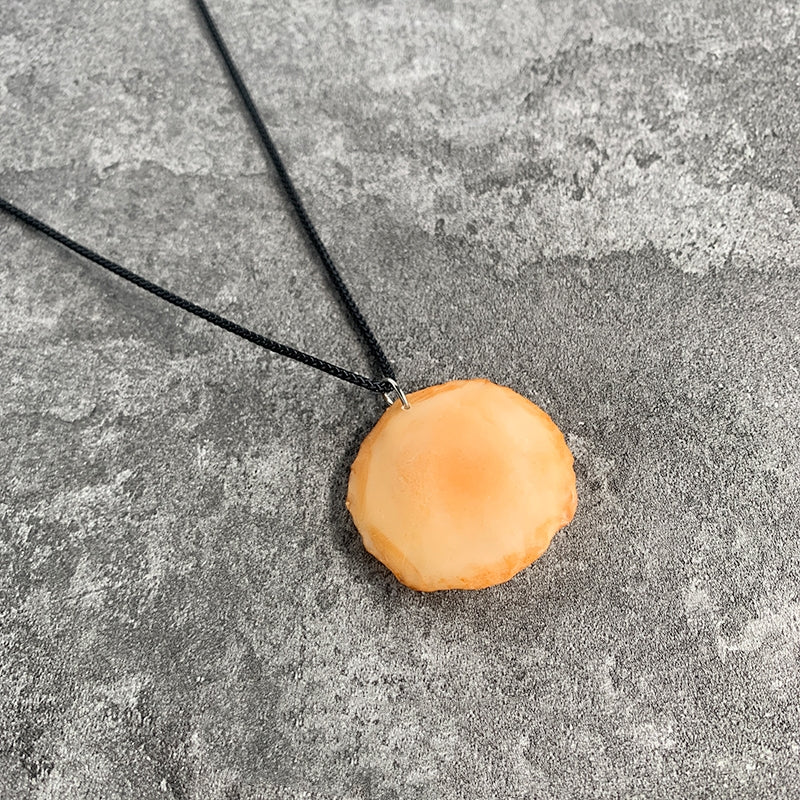 Handmade Sunny Side Up Eggs Pendant