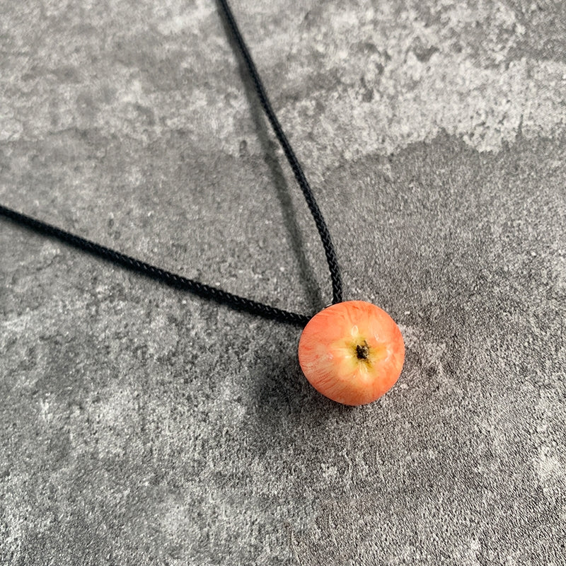 Handmade Tiny Apple Pendant