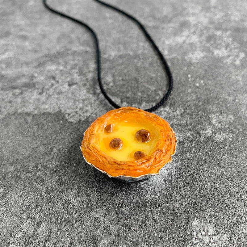Handmade Eggtart Pendant