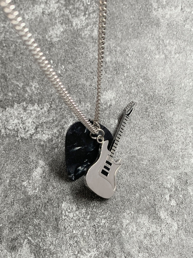 Hip-hop Guitar Pick Pendant