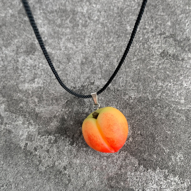 Handmade Peach Pendant