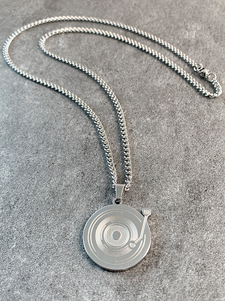 Vinyl Record Player Pendant